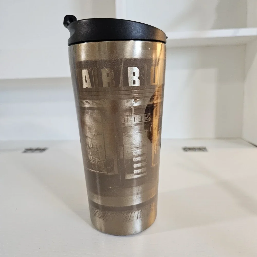 Starbucks 1912 Pike Place Market First Store Stainless Steel Travel Tumbler (16
